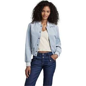 G-STAR Y2K Women's Preppy Corduroy Blue Bomber Jacket _ Sz (S) (Read)‎